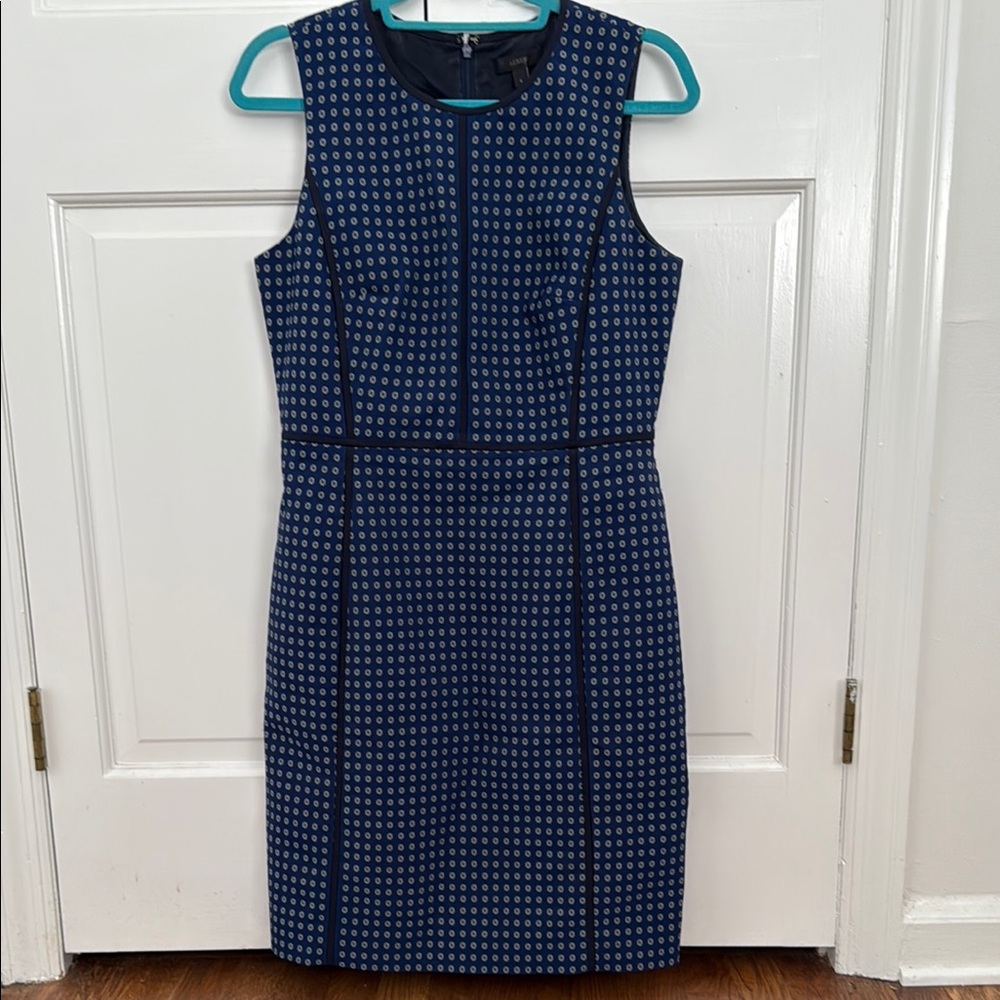 J. Crew Blue Sheath Dress